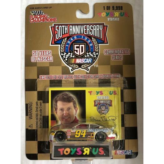 1998 Racing Champions 50th Anniversary Commemorative Series Toys R